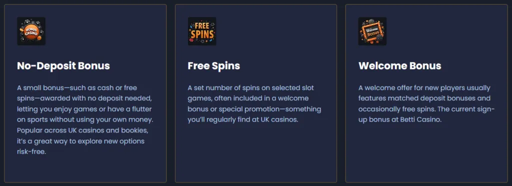 Bonuses and Promotions